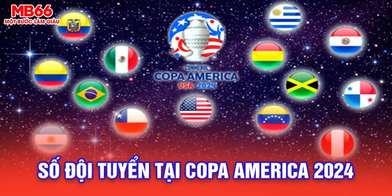 Số lượng đội tuyển tham gia Copa America 2024 là bao nhiêu?