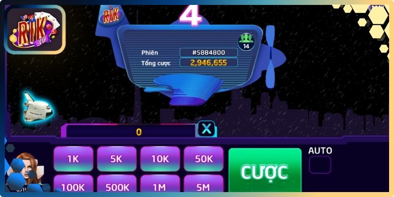 Những tính năng trong game Aviator Rikvip