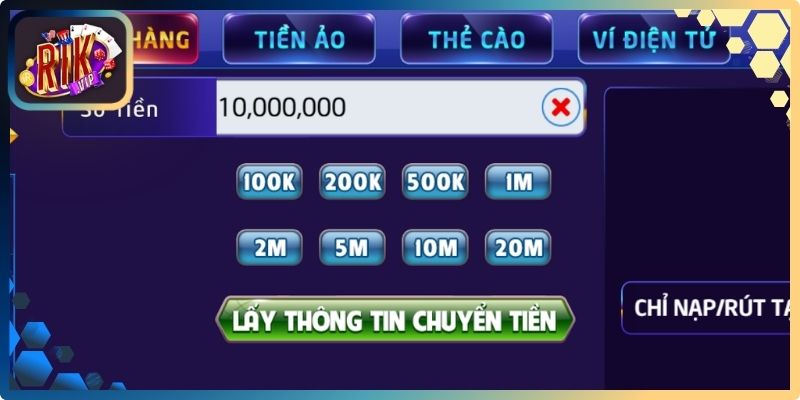 Xem xét mức độ an toàn khi nạp tiền RikVip
