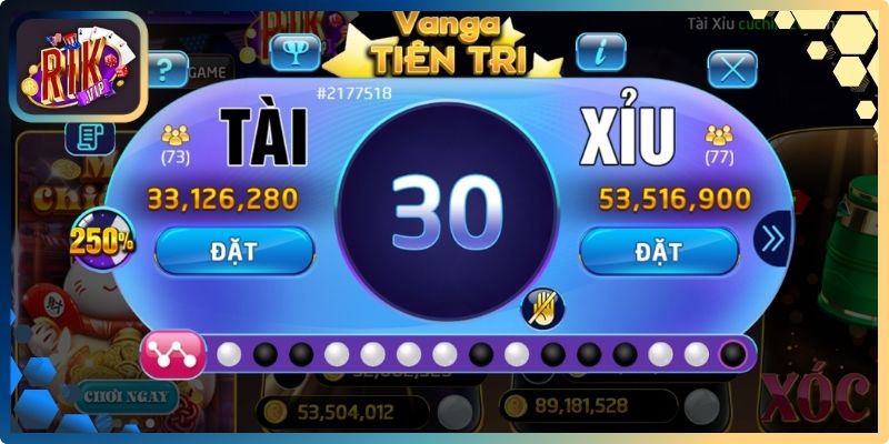 Tài Xỉu Rikvip - Siêu Phẩm Game Đổi Thưởng Đẳng Cấp 2026 1 Tổng quan tựa game xanh chín Tài Xỉu Rikvip